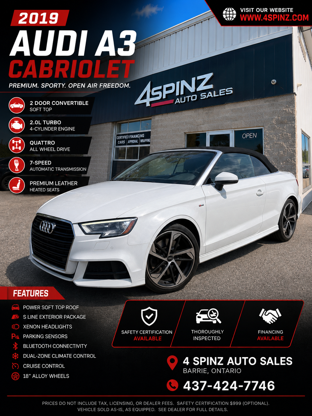 2019 Audi A3 Cabriolet